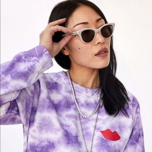 Clare V Iris Tie-Dye Sweatshirt